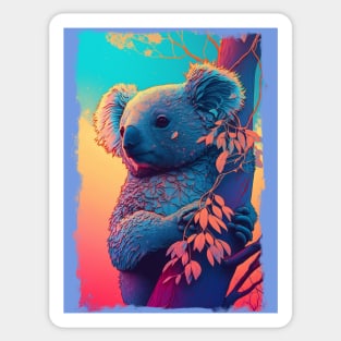 Climbing Koala Sticker